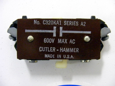 <B>Cutler-Hammer - </B>C320KA1 Auxiliary Contacts Ser A2 NEW